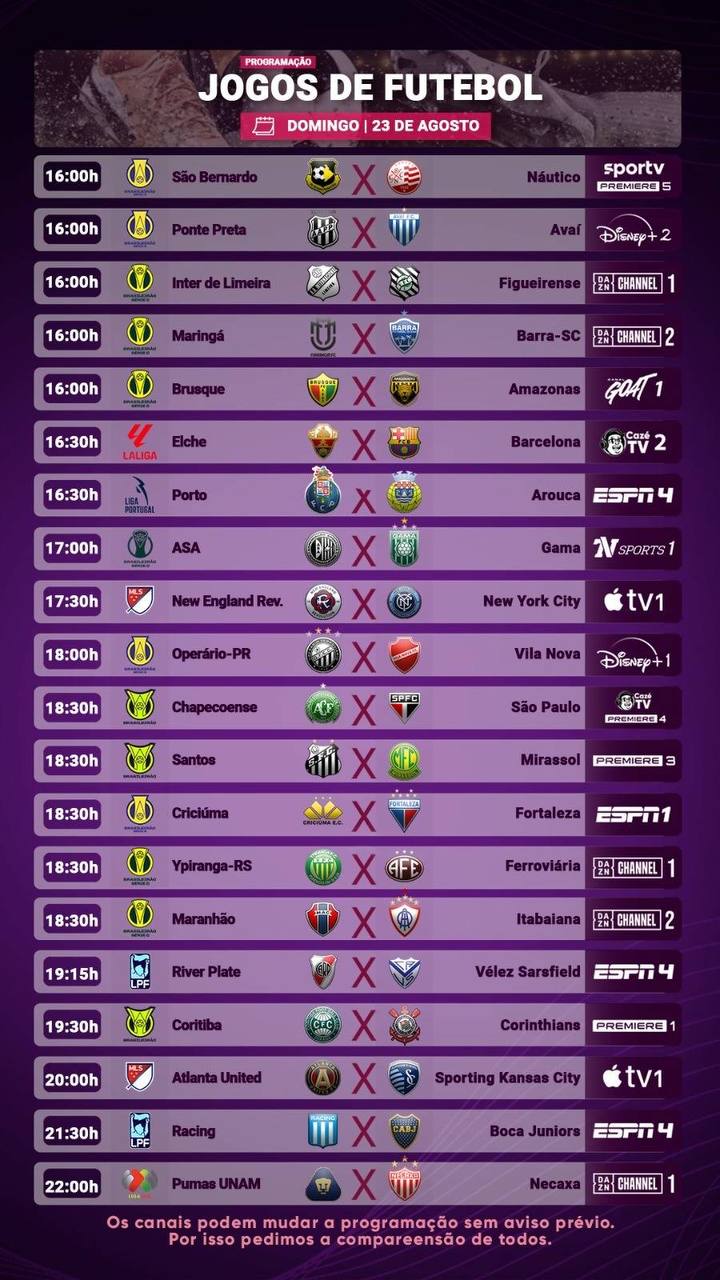 Jogos do Dia